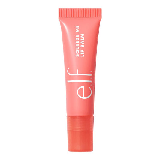 e.l.f. Squeeze Me Lip Balm | Juicy lips | Hydrated | Sheer color | Hyaluronic acid | Shea butter | Goji berry | Lightweight | Moisturizing | Vegan | Cruelty-free | Strawberry 