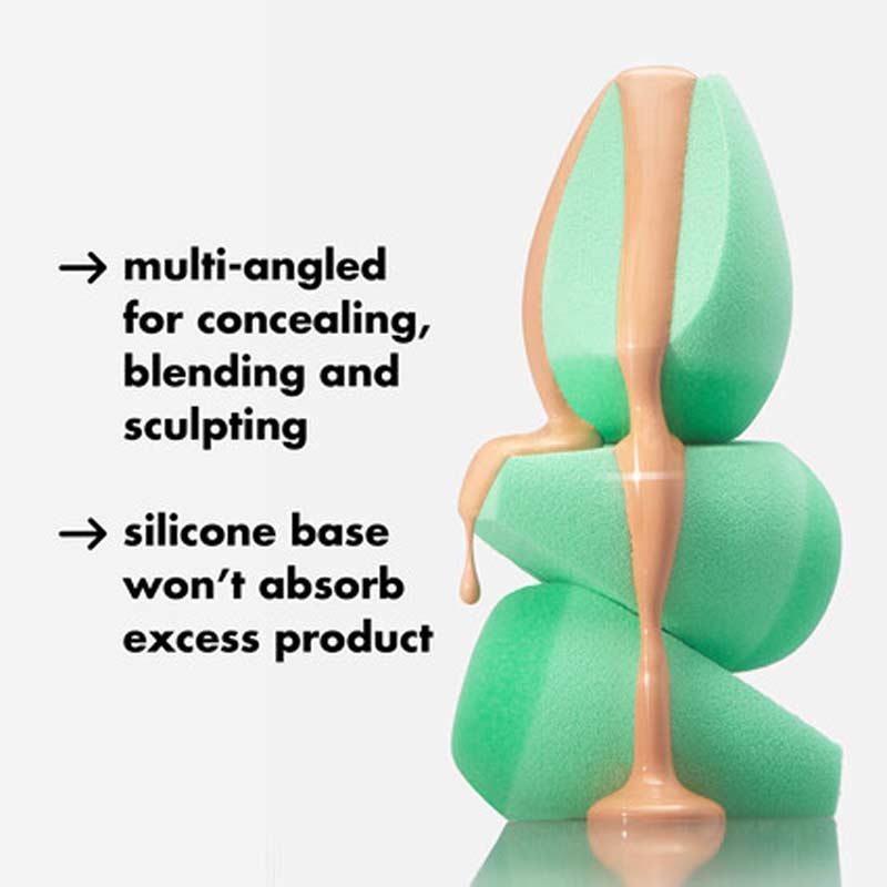 e.l.f. Angled Silicone Face Brush, makeup sponge, latex free makeup sponge