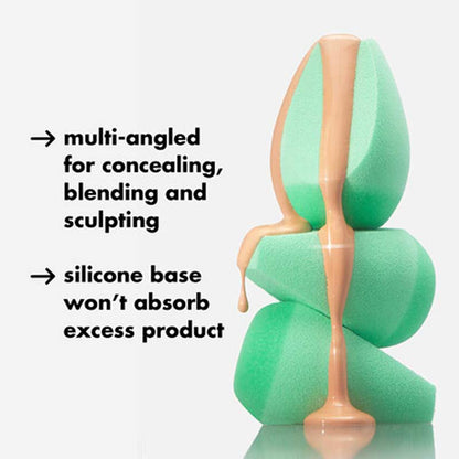 e.l.f. Angled Silicone Face Brush, makeup sponge, latex free makeup sponge