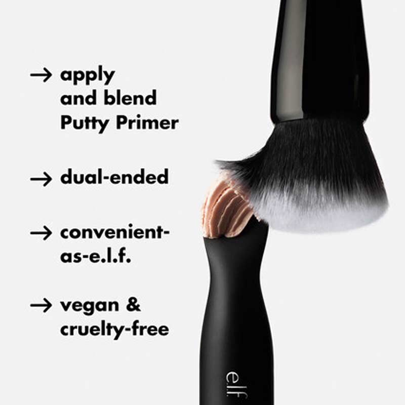 e.l.f. Putty Primer Brush & Applicator, makeup primer brush, vegan makeup brushes, face brush