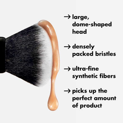 e.l.f. Ultimate Blending Makeup Brush, dense makeup brush, makeup brush with synthetic fibres