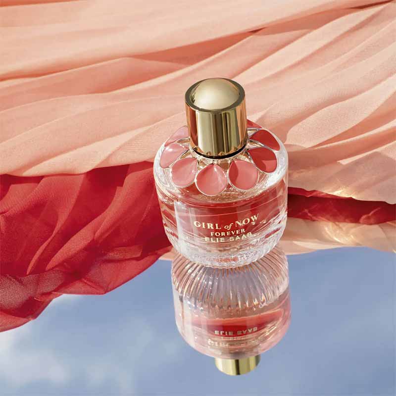 Elie Saab Girl of Now Forever Eau de Parfum | go-to fragrance | embracing joyful | colorful spirit | new adventure | spending time with friends | uplift your mood | perfect companion