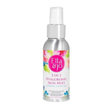 Ella & Jo 3 in 1 Hyaluronic Skin Mist | Instant Burst of Hydration | Nourishes Skin | Hydrates and Soothes | Can be Used as a Setting Spray