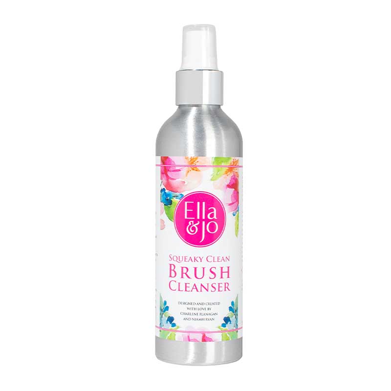 Ella and Jo Squeaky Clean Makeup Brush Cleanser | No Water Needed | Quick Drying | Essential for Skincare Routine | Prolongs Makeup Brush Life | Flawless Makeup Application