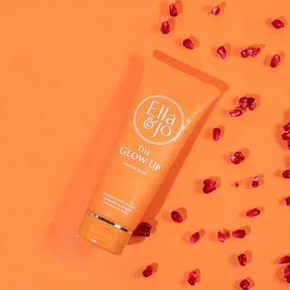 Ella & Jo The Glow Up Enzyme Mask | Ultimate Glow Up Face Mask | Enriched with Hyaluronic Acid, Exfoliating Fruit Acids, and Vitamin C | Brightens, Rejuvenates, and Refreshes the Skin
