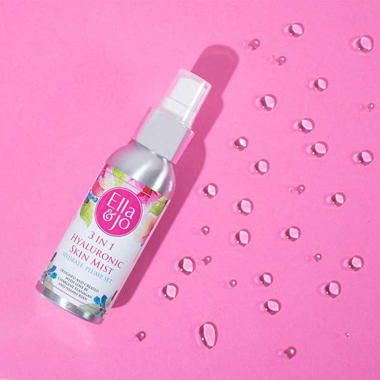 Ella & Jo 3 in 1 Hyaluronic Skin Mist | Instant Burst of Hydration | Nourishes Skin | Hydrates and Soothes | Can be Used as a Setting Spray