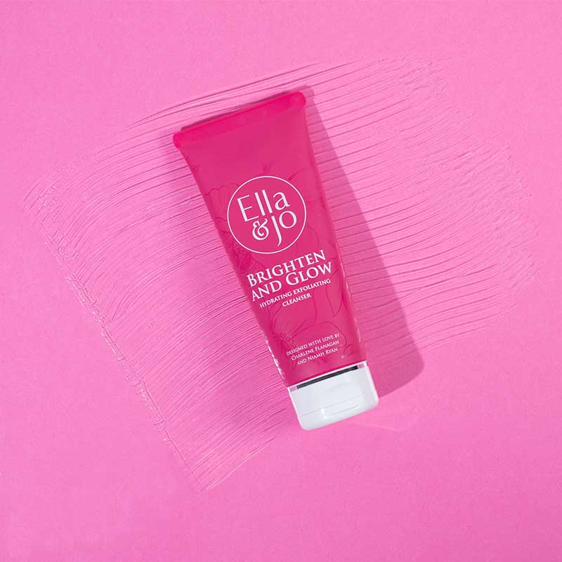 Ella and Jo Brighten & Glow Hydrating Cleanser | Nourishes Skin | Gently Cleanses and Exfoliates | Reveals Hydrated, Smooth, and Radiant Skin