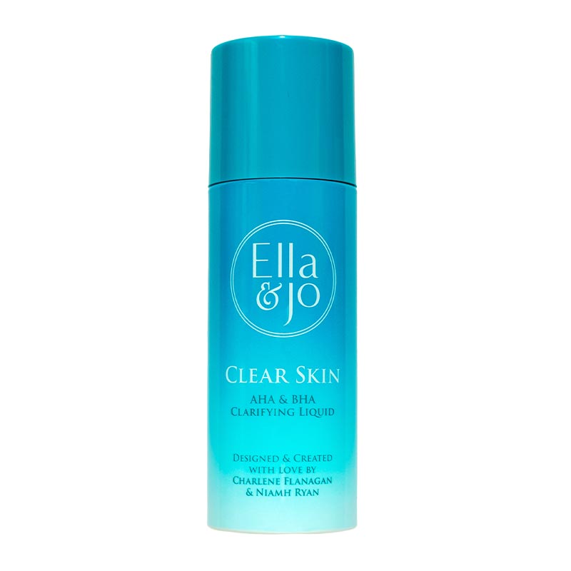  Ella & Jo Clear Skin AHA & BHA Clarifying Liquid | Blend of Alpha Hydroxy Acids (AHAs) and Beta Hydroxy Acids (BHAs) | Gently exfoliates, unclogs pores, and removes dead skin cells | Prevents and treats acne | Noticeable improvements in texture, tone, and clarity within a few weeks.