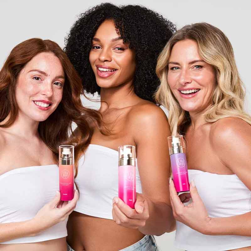 Ella & Jo Hydrate & Plump Skin Mist Energise, Calm and Reset 100ml Model Image