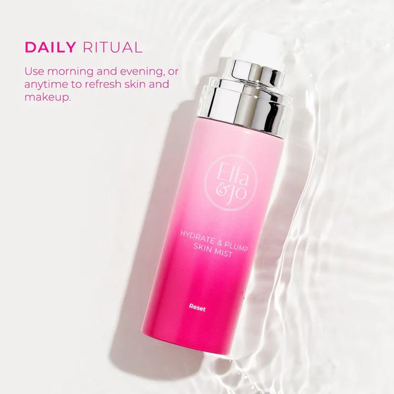 Ella & Jo Hydrate & Plump Skin Mist Reset How to use Image