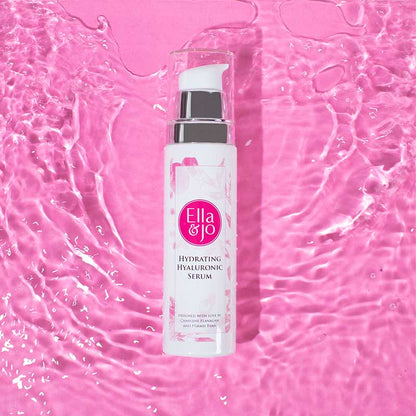 Ella and Jo Hydrating Hyaluronic Serum | Quenches Dry, Dehydrated Skin | Reduces Appearance of Fine Lines and Wrinkles | Leaves Skin Fresh, Plump, Hydrated, and Radiant