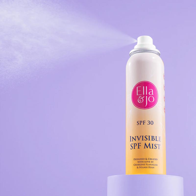 Ella & Jo Invisible SPF Mist SPF 30 | Quick | Easy | Spray | Mist | Sunscreen 