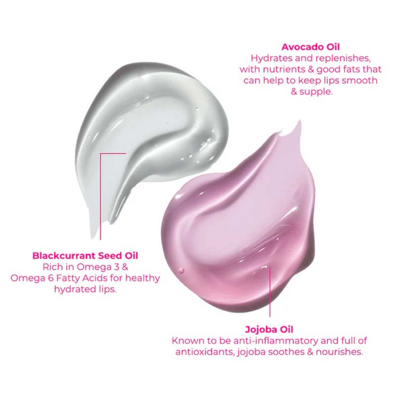 Ella & Jo Love your Lips Luxury Lip Treatment Key Ingredients, hydrating lip balm, non-sticky lip gloss