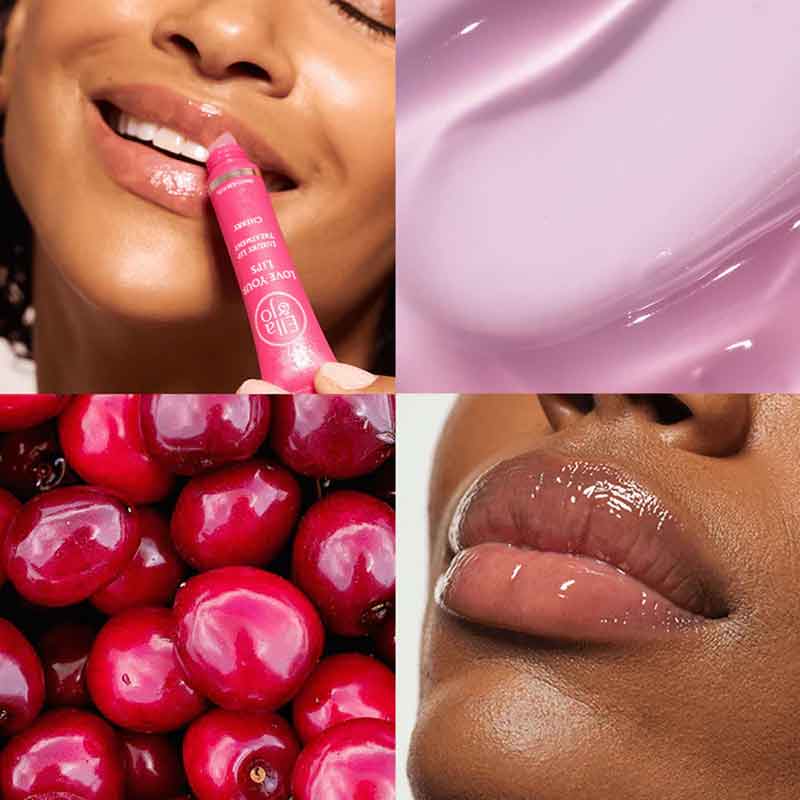 Ella & Jo Love your Lips Luxury Lip Treatment Cherry, glossy lip balm
