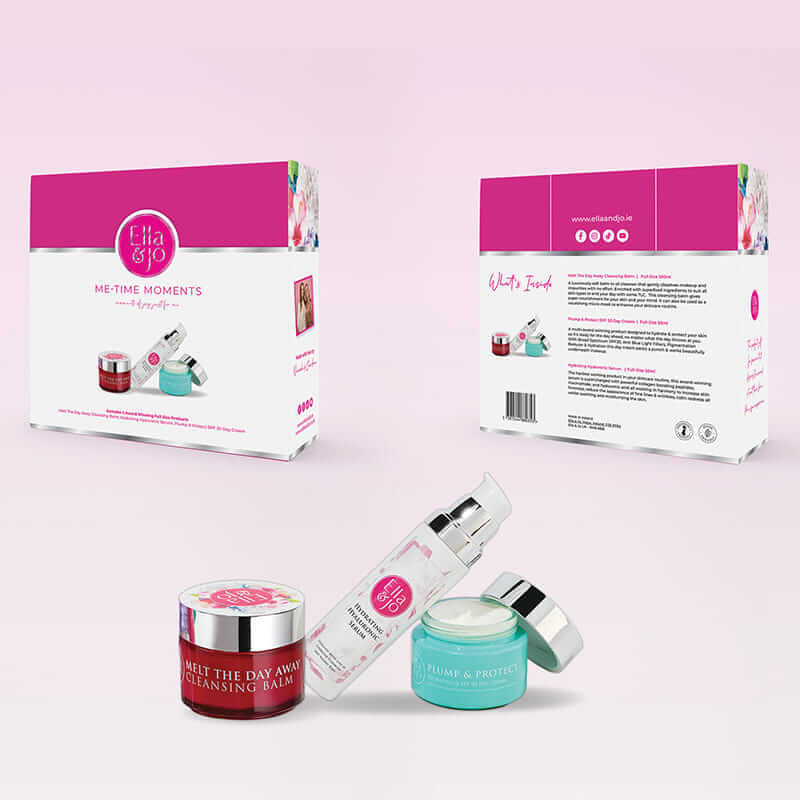 Ella & Jo Me Time Moments Gift Set, Cleanse and Moisturiser 