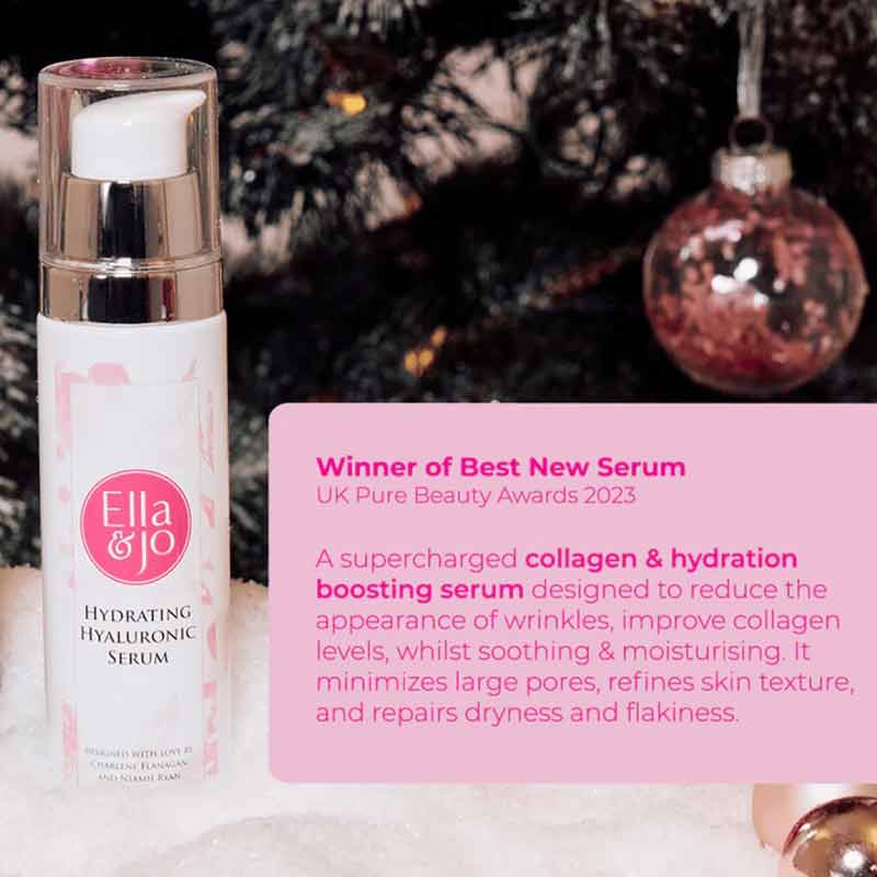 Ella & Jo Hydrating Hyaluronic Acid Serum, fine lines and wrinkles, dry skin serum