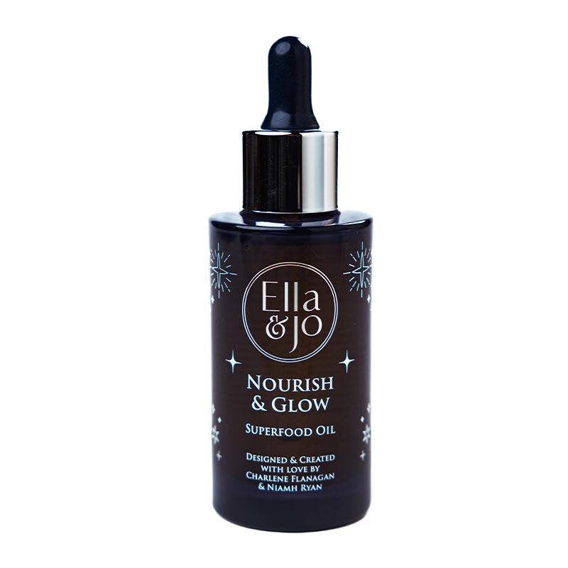 Ella & Jo Nourish & Glow Superfood Facial Oil | Regenerates, Hydrates, Plumps | High-Performance | Infused with Essential Fatty Acids, Phospholipids, Retinol, and Vitamin E | Smooths Fine Lines | Restructures the Skin Barrier | 2% Retinol Formula | Suitable for Daily Use | Gently Regenerates Skin Cells | Ideal for Morning and Evening Routines