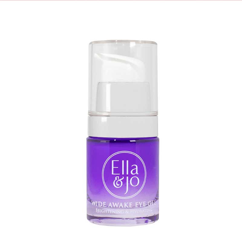 Ella and Jo Wide Awake Eye Gel | Fortified with Hyper-Active Ingredients | Addresses Dark Circles, Puffiness, Fine Lines, Wrinkles, and Hydration | Multi-Purpose | Suitable for All Skin Types | Encourages Smooth, Bright, and Hydrated Undereye Area