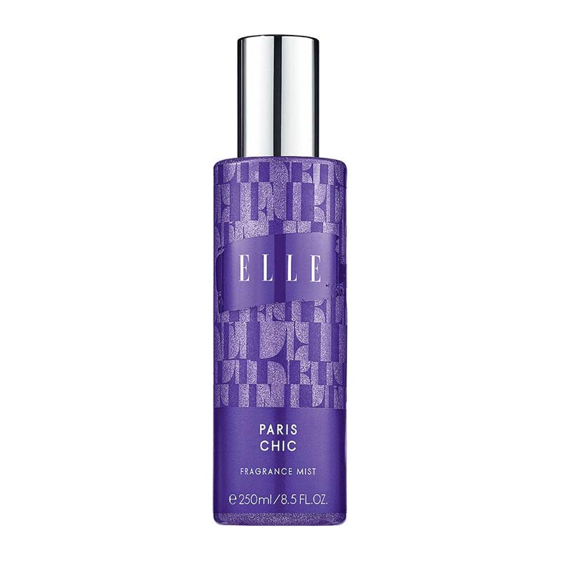 Elle | Paris Chic | Fragrance Mist | chic | sophisticated | scented mist | perfect blend | glittering tuberose | tempting honeysuckle | enchanting aroma | effortlessly complements | glamorous night out | Elevate | senses | style | fragrance mist