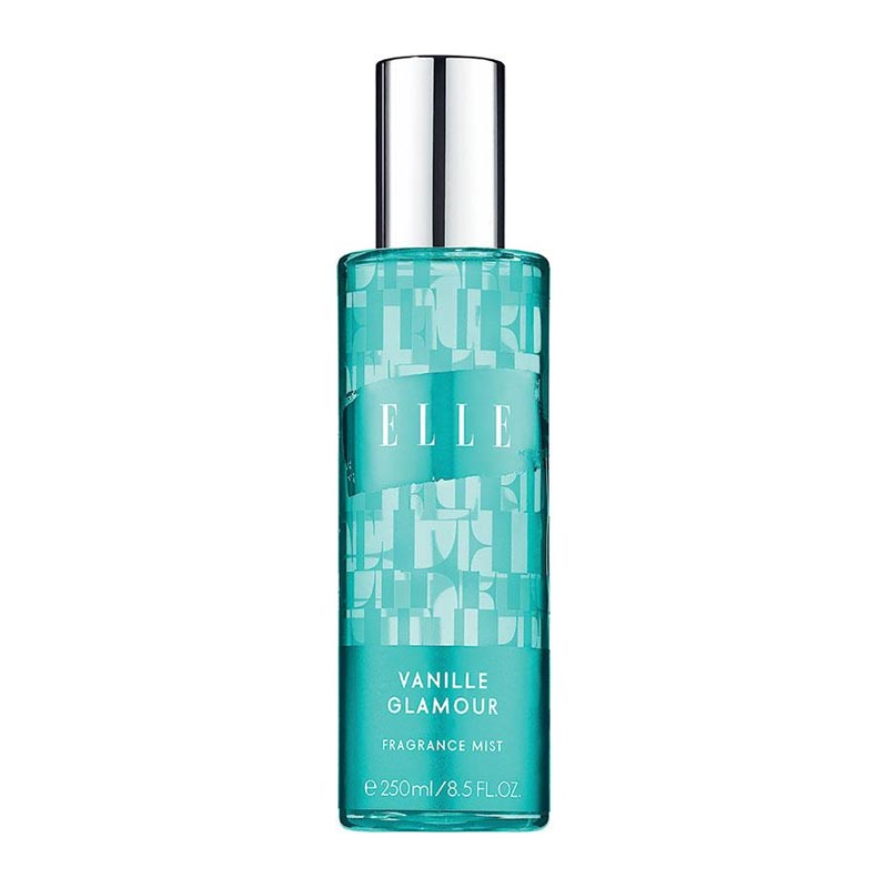 Elle Vanille Glamour Fragrance Mist | Fearlessly Feminine Scent | Enchanting White Vanilla | Delicate Floral Musk | Perfect Everyday Companion | Adds a Touch of Glamour 