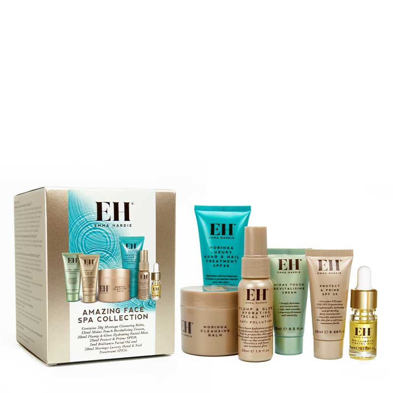 The Emma Hardie Amazing Face Spa Collection | 6 travel-sized products | gifts | gift set