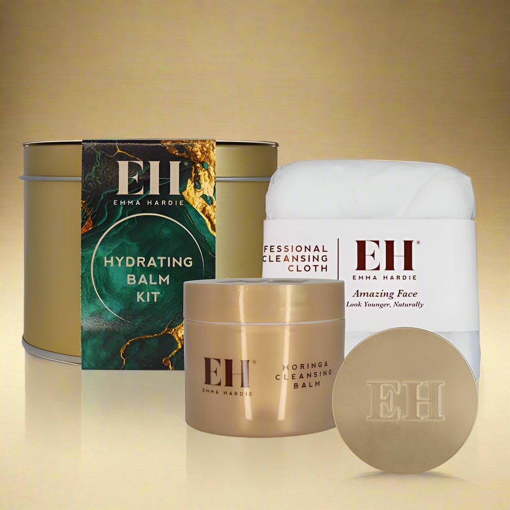 Emma Hardie Hydrating Balm Gift Set, moringa cleansing balm, skincare gift set