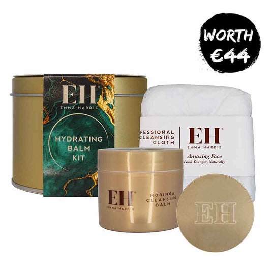 Emma Hardie Hydrating Balm Gift Set, moringa cleansing balm