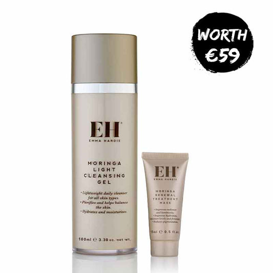 Emma Hardie Moringa Light Cleansing Gel + FREE Moringa Renewal Treatment Mask 15ml