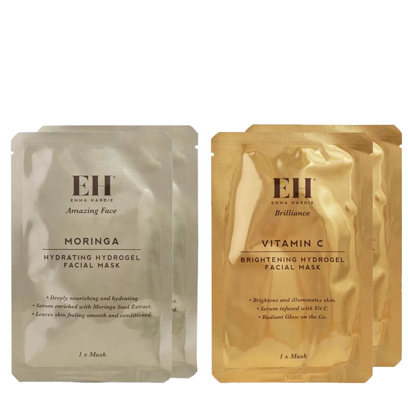Emma Hardie The Ultimate Hydrate & Glow Hydrogel Masks - x4 Masks