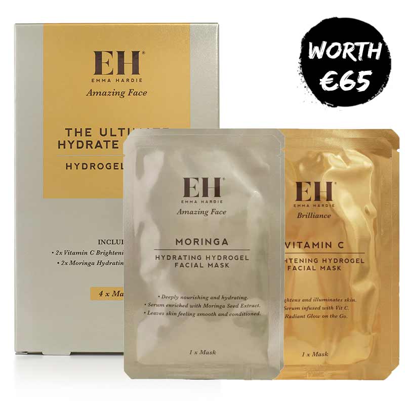 Emma Hardie The Ultimate Hydrate & Glow Hydrogel Masks - x4 Masks