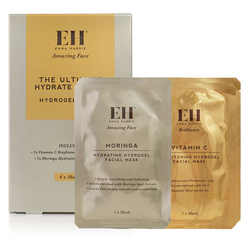 Emma Hardie The Ultimate Hydrate & Glow Hydrogel Masks - x4 Masks