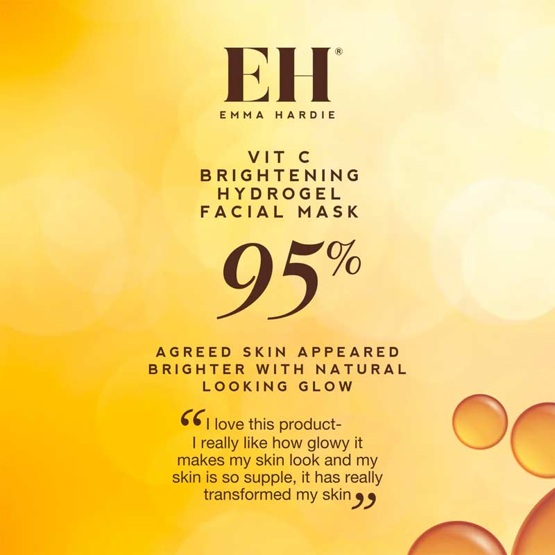 Emma Hardie Vitamin C Brightening Hydrogel Facial Mask reviews