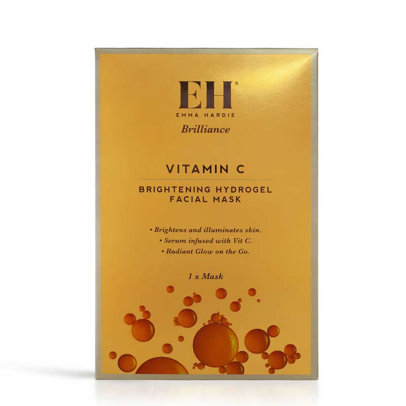 Emma Hardie Vitamin C Brightening Hydrogel Facial Mask in box
