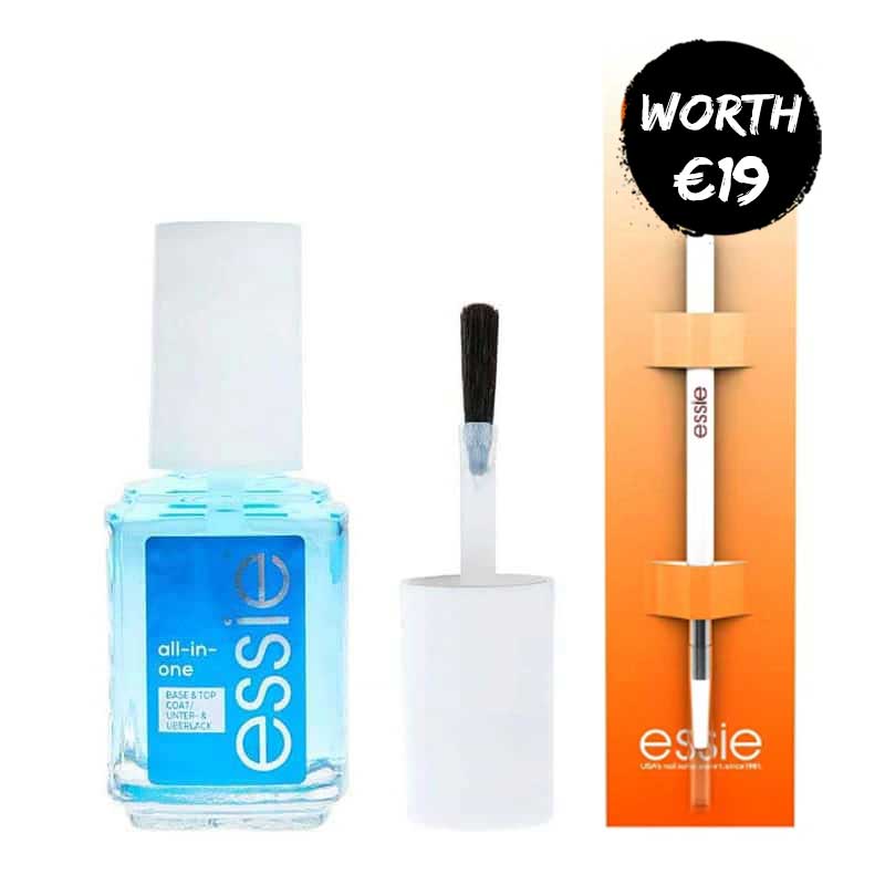 Essie All In One Base & Top Coat + FREE Double Sided Nail Tool