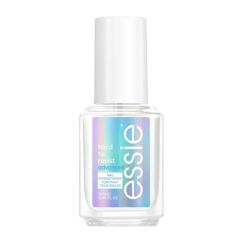Essie | Hard to Resist | Advanced Nail Strengthener | strong | healthy | clear tint | MSM technology | weak | damaged | dryness | nourishes | protective barrier | reducing peeling | breaking | Clinically tested