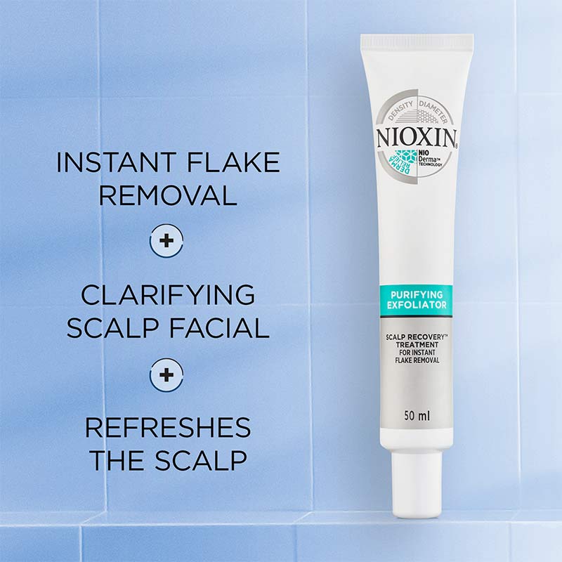 Nioxin Scalp Recovery Purifying Exfoliator instant flake removal hair exfoliator | a clarifying scalp facial | refreshes the scalp