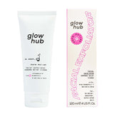 Glow Hub Pore Polish Facial Exfoliator | chemical + physical | gently scrub | dead skin cells | renew tired skin | pores | gentle exfoliation | natural glow! 