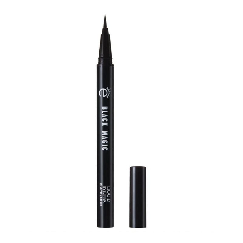 Eyeko Black Magic Liquid Eyeliner | dark | liquid | eyeliner | accentuate | eyes | precision brush tip | control | create | variety | looks | winged eyeliner | effortless 