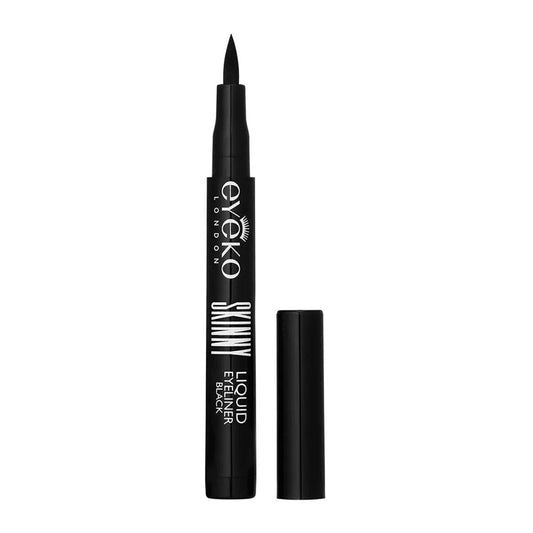 Eyeko Skinny Liquid Eyeliner Travel Size | liquid eyeliner | effortless | foolproof | precision point pen | smooth application | vinyl black colour | long lasting | up to 9hours wear | travel size | ideal | on-the-go.