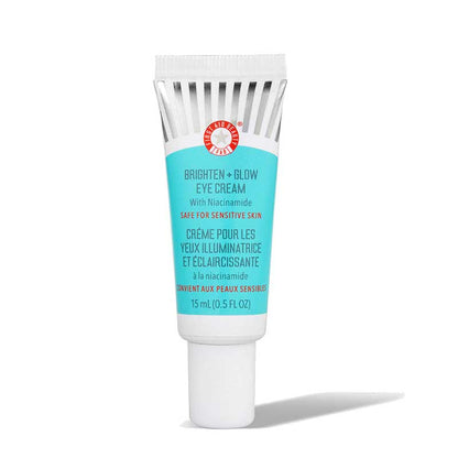 First Aid Beauty Brighten + Glow Eye Cream with Niacinamide | Instantly Illuminates and Hydrates | Gradually Brightens and Reduces Appearance of Dark Circles | Enriched with Niacinamide