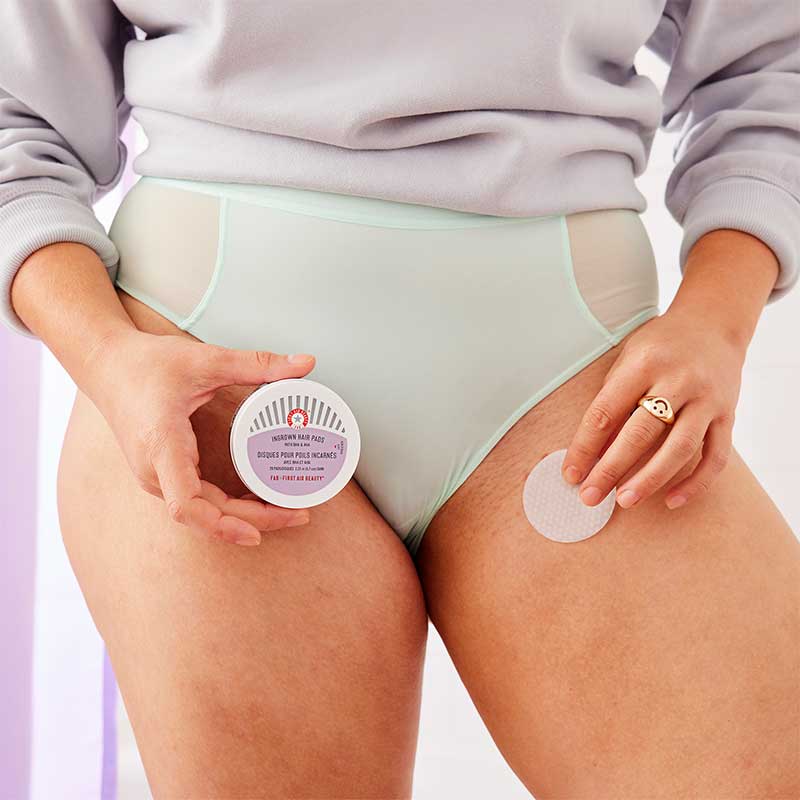 First Aid Beauty Ingrown Hair Pads | bmp free shaving 