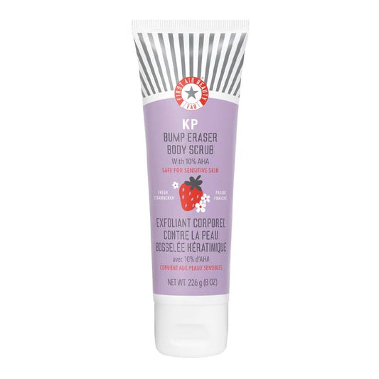 First Aid Beauty KP Bump Eraser Body Scrub, body scrubs, skincare for rough skin