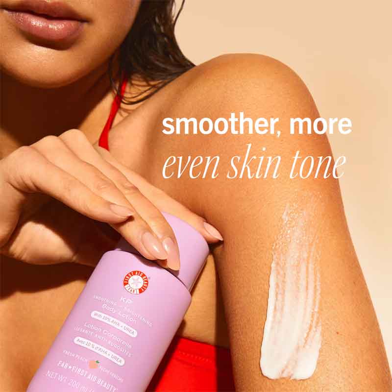 First Aid Beauty KP Smoothing + Brightening Body Lotion Peach