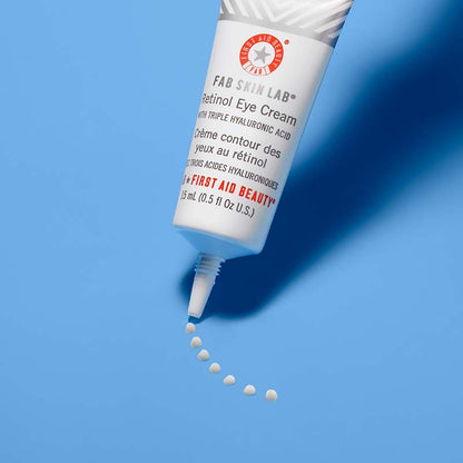 First Aid Beauty Skin Lab Retinol Eye Cream With Triple Hyaluronic Acid | First aid beauty | eye cream | undereye cream | skincare | skincare products | retinol eye cream | first aid beauty | eye cream with hyaluronic acid 