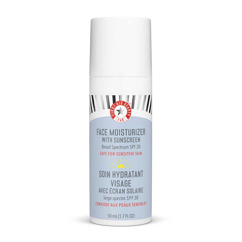 First Aid Beauty Ultra Repair Face Moisturiser with Sunscreen Broad Spectrum SPF 30 | suncream | spf 30 | first aid beauty | skincare | cruelty free