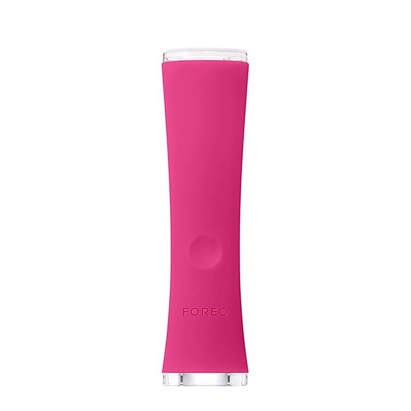 Foreo Espada | treatment | device | visibly clearer skin | clinically proven | target | treat | breakouts | reduce redness | pore size | clear | smooth | radiant skin | healing | acne-prone skin | home | dual-power | blue LED light | T-Sonic™ pulsations | inflammation | non-invasive | soft | smooth | extra-gentle | sensitive skin 
