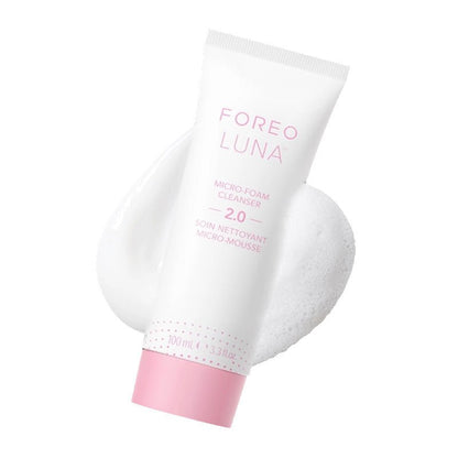 Foreo Luna 2.0 Micro Foam Cleanser, creamy face wash, foaming face wash