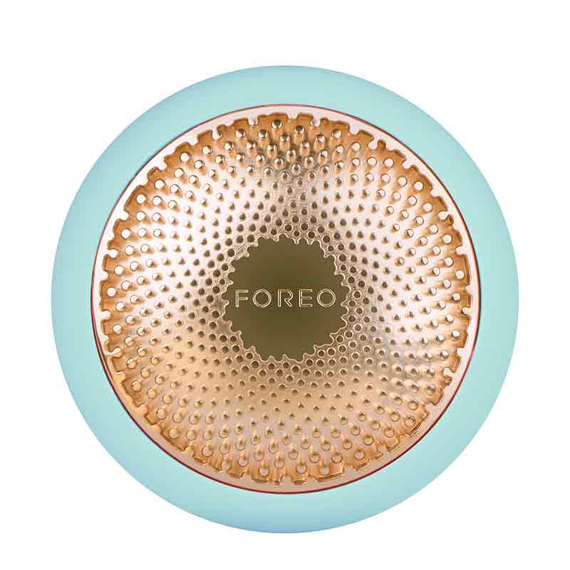 Foreo | UFO | smart | facial treatment | device | handheld | spa | home | all skin types | all skin tones | all ages | target | specific | skin issues | enhance | complexion