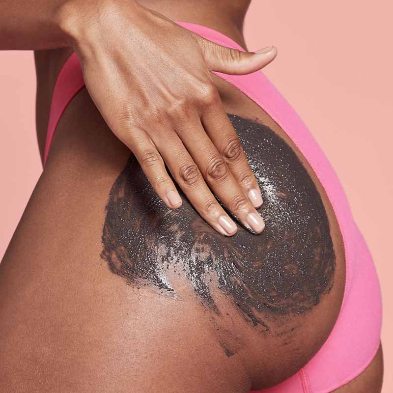 Frank Body Charcoal Body Scrub + Mask | exfoliating | charcoal | skin | body | buttne | acne | bacne | mask | remove | blemishes | clean | clear | pores |  vegan