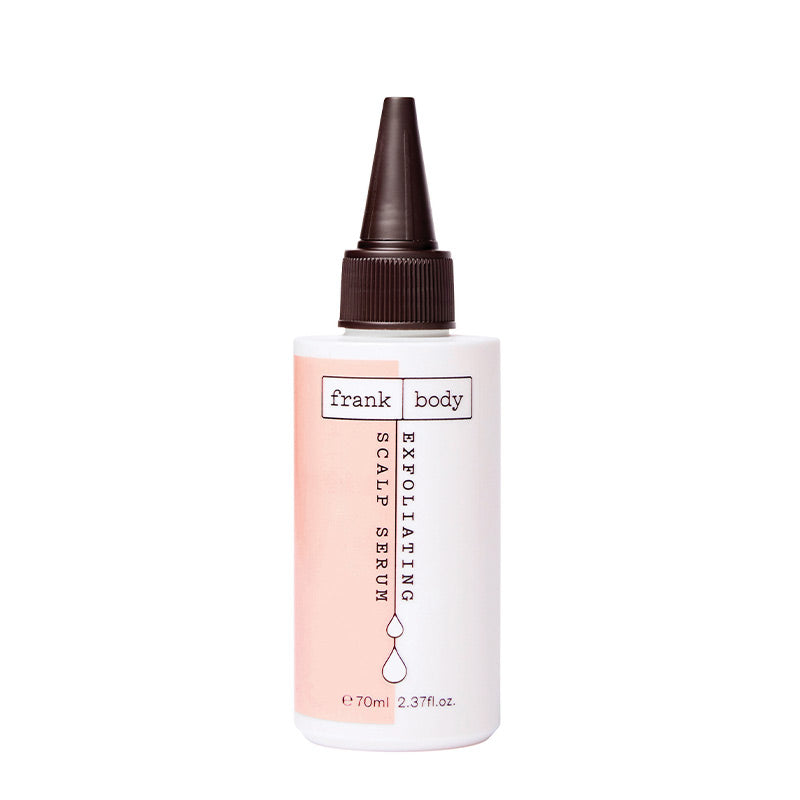 Frank Body Exfoliating Scalp Serum | flake-free | nourished scalp | gentle yet effective | chemical exfoliant | break down dead skin | remove product build-up | reduce breakage | reduce flakiness